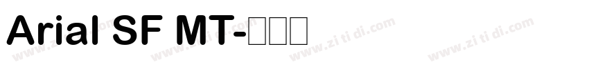 Arial SF MT字体转换